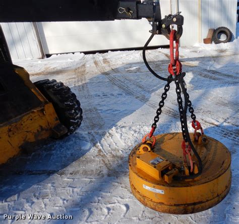 skid steer electromagnet|moley skid steer magnet.